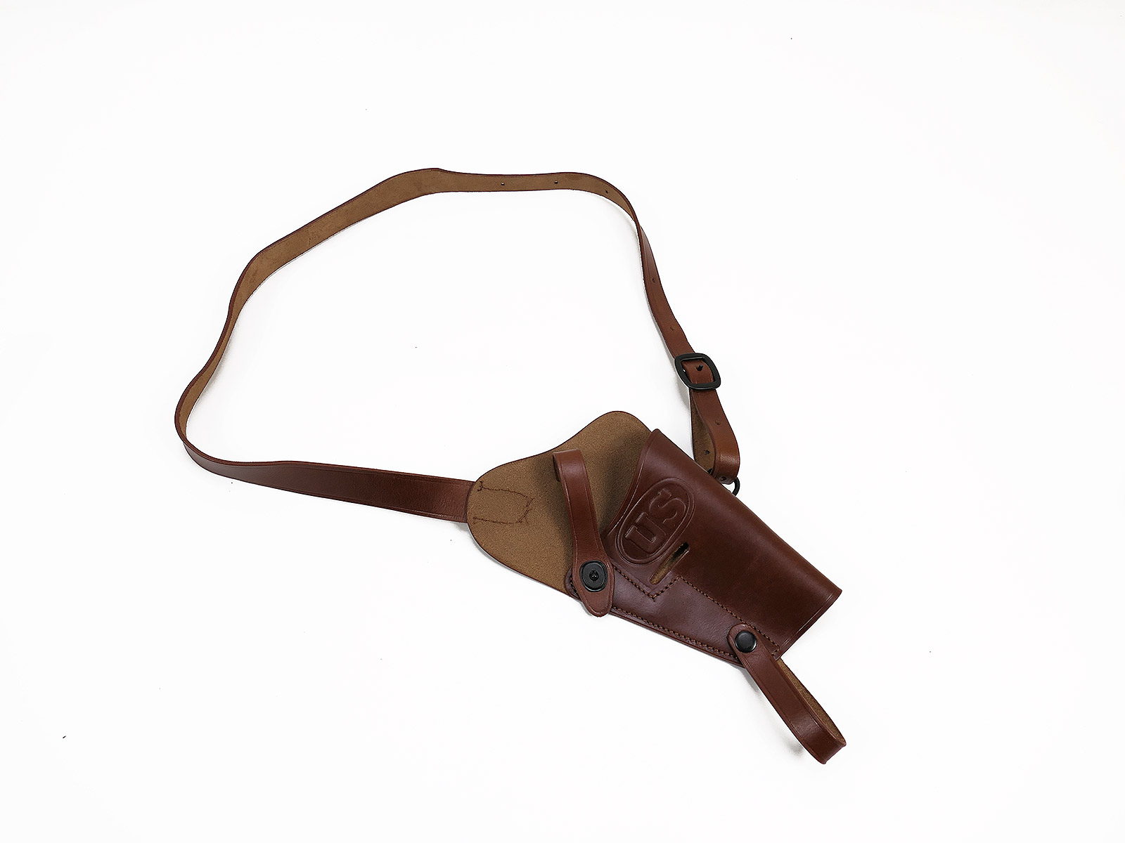 US Colt 1911 Pistol Holster M3 Leather DARK Leather Holster Goverment Shoulder Holster